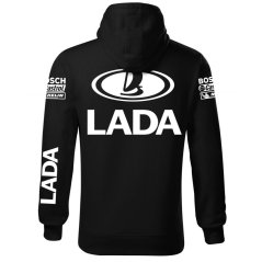 Męska bluza samochodowa Lada - Czarny