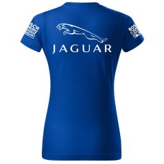 T-shirt Damski Jaguar - Niebieski