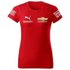 Koszulka Damska Chevrolet - Czerwona