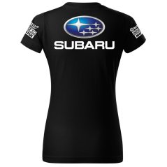 Női Póló Subaru - Fekete