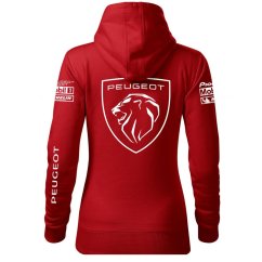 Bluza samochodowa dla kobiet Peugeot New - czerwona