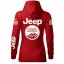 Bluza samochodowa dla kobiet Jeep - czerwona - Rozmiar: L