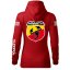 Automobilová Dámská Mikina Fiat Abarth - Červená - Velikost: XL