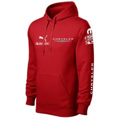 Męska bluza samochodowa Chrysler - Czerwony