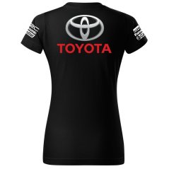 Női Póló Toyota - Fekete