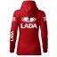 Bluza samochodowa dla kobiet Lada - czerwona