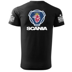 T-shirt Męski Scania - Czarny