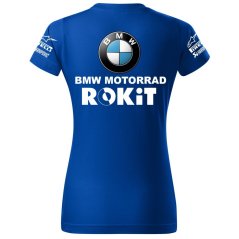 T-shirt Damski BMW Motorrad - Niebieski