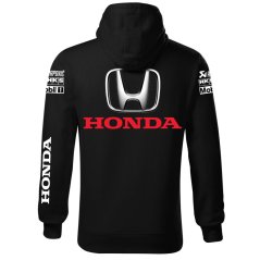 Autóipari Férfi Kapucnis Honda - Fekete