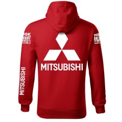 Autóipari Férfi Kapucnis Mitshubishi - Piros