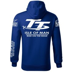 Męska bluza motocyklowa TT Isle of Man - Niebieski