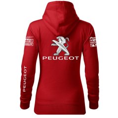 Bluza samochodowa dla kobiet Peugeot - czerwona