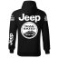 Autóipari Férfi Kapucnis Jeep - Fekete - Méret: L