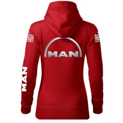 Bluza samochodowa dla kobiet Man - czerwona