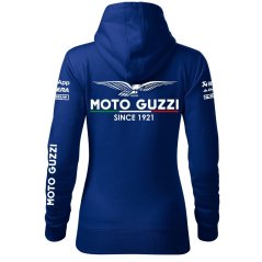 Motoros Női Kapucnis Motto Guzzi - Kék