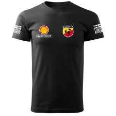 T-shirt Męski Fiat Abarth - Czarny