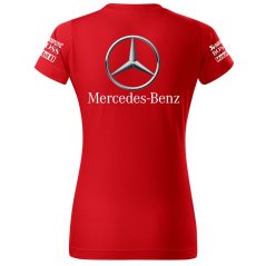 Koszulka Damska Mercedes - Czerwona