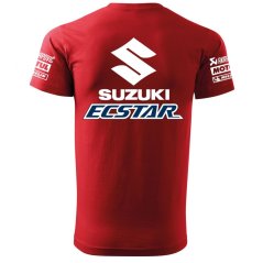 T-shirt Męski Suzuki - Czerwone