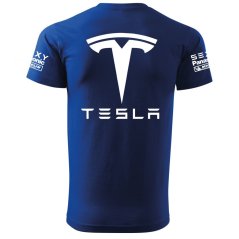 Férfi Póló Tesla - Kék