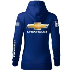 Damska bluza samochodowa Chevrolet - Niebieski