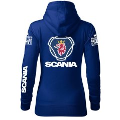 Damska bluza samochodowa Scania - Niebieski