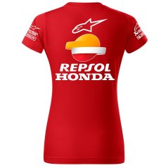Női Póló Honda Moto - Piros