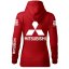 Bluza samochodowa dla kobiet Mitshubishi - czerwona - Rozmiar: XL