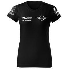 T-shirt Damski Mini Cooper - Czarny