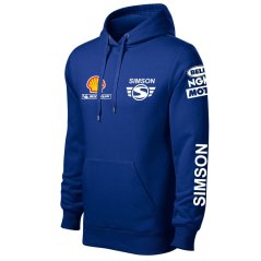 Męska bluza motocyklowa Simson - Niebieski
