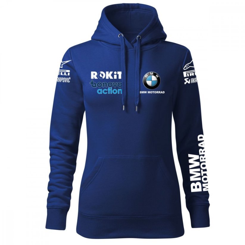 Damska bluza motocyklowa BMW Motorrad - Niebieski - Rozmiar: S