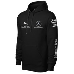 Męska bluza samochodowa Mercedes Benz - Czarny