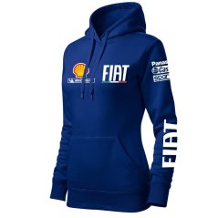 Damska bluza samochodowa Fiat - Niebieski
