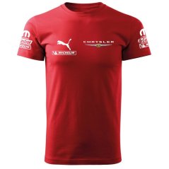 T-shirt Męski Chrysler - Czerwone