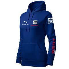 Damska bluza samochodowa Seat - Niebieski