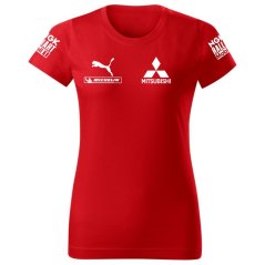 Női Póló Mitshubishi - Piros