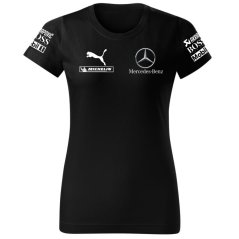 T-shirt Damski Mercedes - Czarny