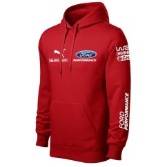 Autóipari Férfi Kapucnis Ford - Piros