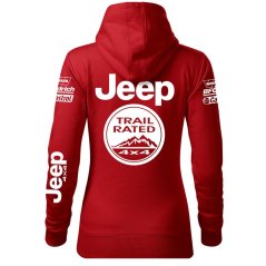 Bluza samochodowa dla kobiet Jeep - czerwona