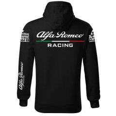 Męska bluza samochodowa Alfa Romeo - Czarny