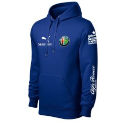 Męska bluza samochodowa Alfa Romeo - Niebieski