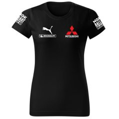 Női Póló Mitshubishi - Fekete